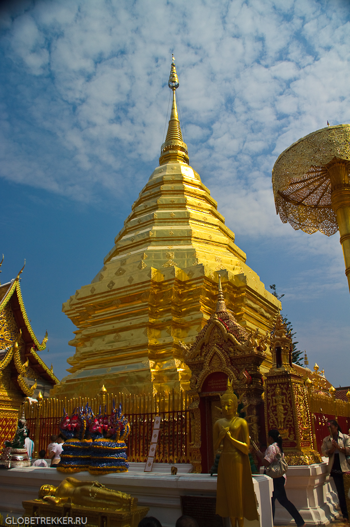 Ват Дой Сутеп (Wat Doi Suthep)   храм на горе в Чианг Мае