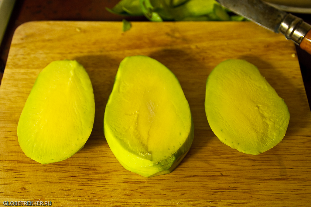 Тайские рецепты: как почистить манго + салат сом там