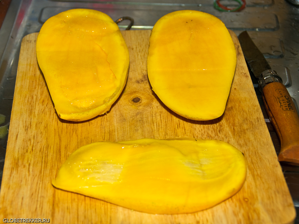Тайские рецепты: как почистить манго + салат сом там