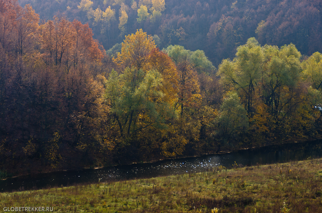 Золотая осень на Ворголе и немножко скалолазания