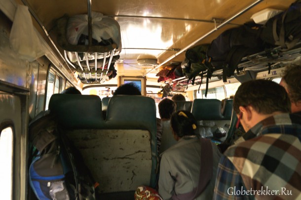 Из Багана на Инле на Bagan bus 
