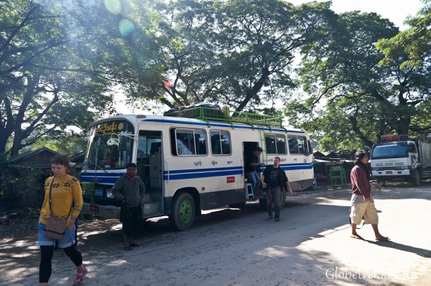 Из Багана на Инле на Bagan bus 