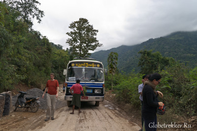 Из Багана на Инле на "Bagan bus"  3
