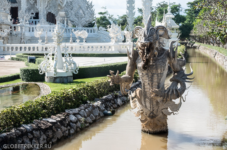 Белый Храм Wat Rong Khun в Чианг Рае   буддизм и современное искусство